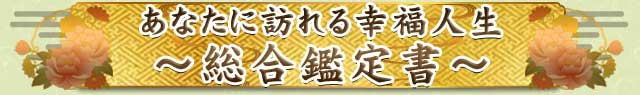 あなたに訪れる幸福人生〜総合鑑定書〜