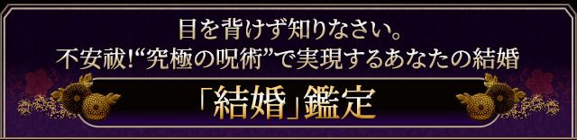 あなたの「結婚」について、占います