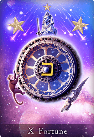 魔術師のトート・タロット｜運命の輪