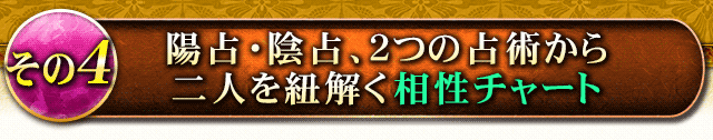 その4　陽占・陰占、2つの占術から二人を紐解く相性チャート