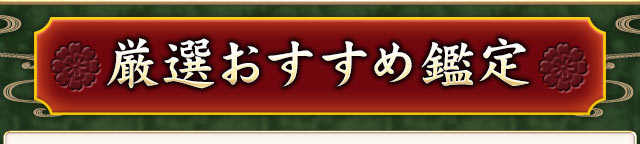 厳選おすすめ鑑定