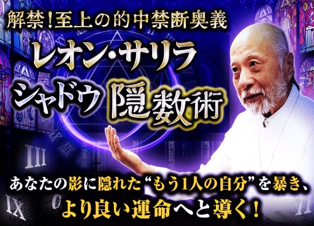 解禁！【至上の的中禁断奥義】レオン・サリラ◆シャドウ隠数術
