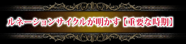 ルネーションサイクルが明かす【重要な時期】